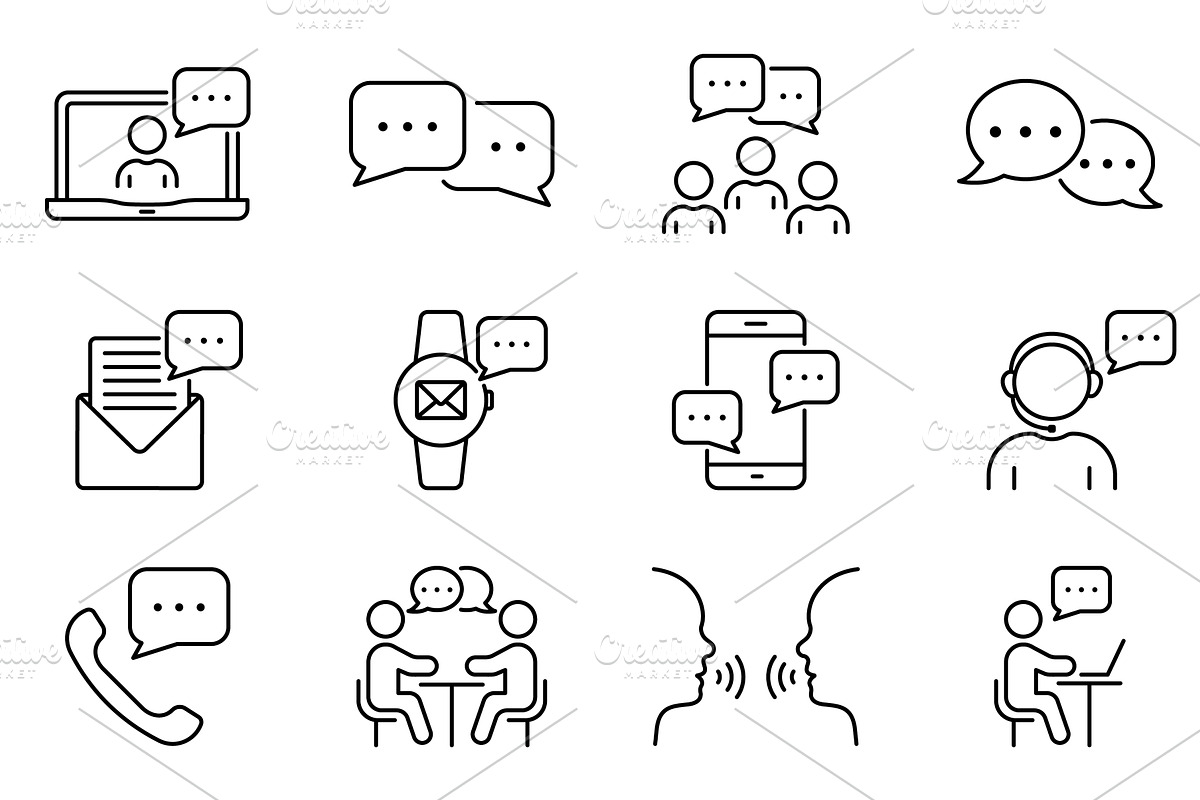 Online Chat And Messaging, a Person Illustration by Gentle Studio