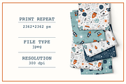Rocket Pop - Seamless Patterns Set, a Pattern Graphic by Cuteanny Design (Thumbnail 8 of 8)