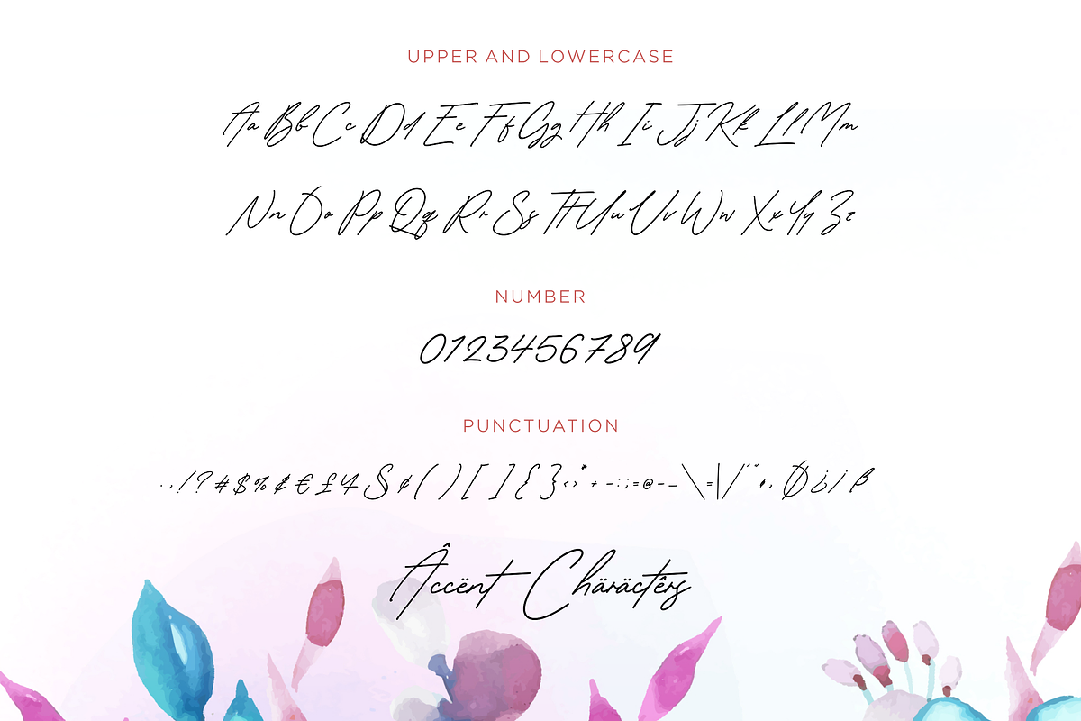 Gardenia Summer Monoline Script Font, a Script Font by Balpirick Studio (Photo 6 of 7)