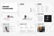 Brand Guidelines PowerPoint Template, a Presentation Template by Gaize (Thumbnail 4 of 9)