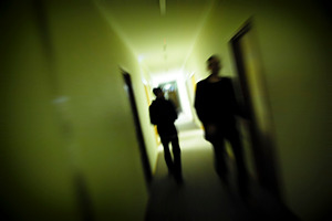 People Blurred Walking In Corridor, a Person Photo by THP Creative