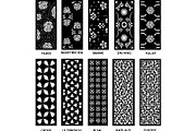 Black Lasercut Panel Bundle, an Object Graphic by Designer_Momina (Thumbnail 12 of 13)