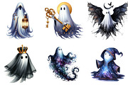 Enchanted Contrast Ghost Halloween, an Illustration by DreamArtGraphic (Thumbnail 3 of 5)