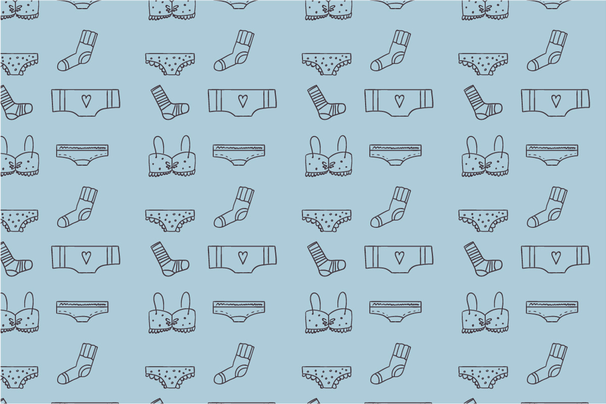 Doodled lingerie set, an Object Graphic by Kotozoid (Photo 8 of 9)