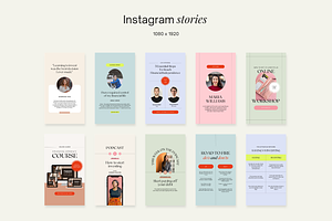 Financial Coach Instagram Pack Canva