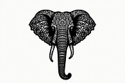 Elephant Silhouette with Ornamental, an Illustration by Amazin_art (Thumbnail 15 of 16)
