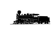 train transport silhouettes, an Illustration by Amazin_art (Thumbnail 2 of 31)