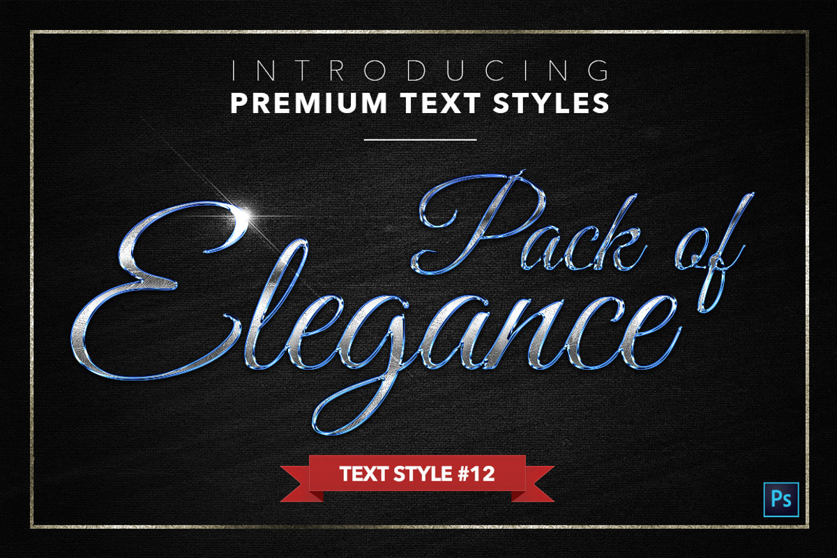 Elegance #1 - 15 Text Styles, a Layer Style Add-On by Jonas Stensgaard (Photo 13 of 18)