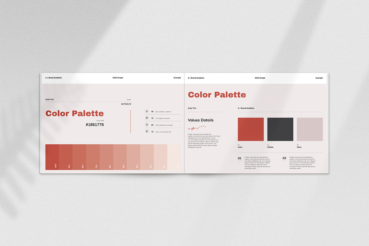 Brand Guidelines Template, a Brochure Template by metastudio38 (Photo 5 of 8)