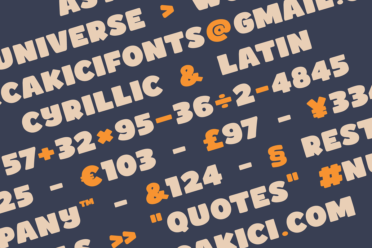 Ocsquid Fun Display Font, a Sans Serif Font by alpercakici (Photo 8 of 21)