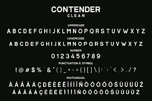 VT Contender - Vintage Display Font