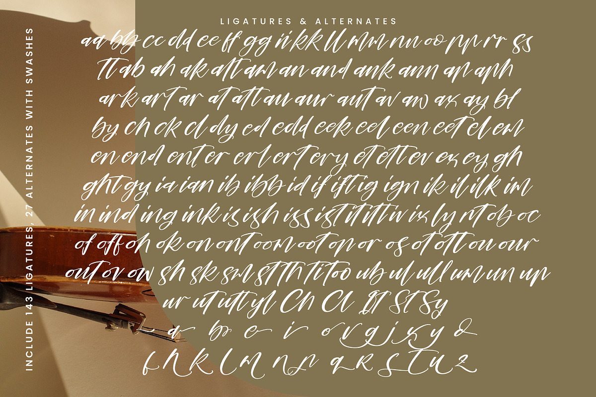 Romantic Mastery Modern Brush Script, a Script Font by stylishtype.co (Photo 19 of 20)