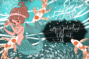 Aqua paradise procreate stamp brush, a Brush Add-On by Meisanmui (Thumbnail 8 of 9)