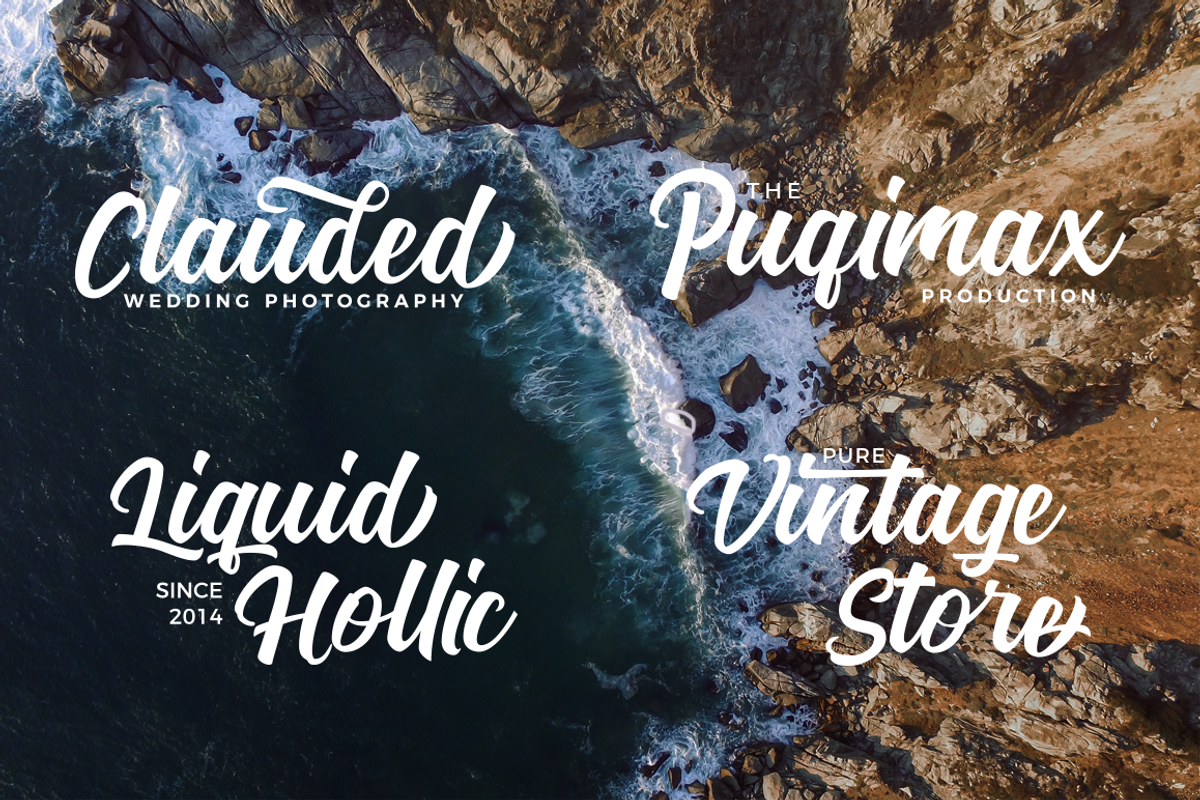 Nadheeya Script Font, a Script Font by Kotivoro (Photo 3 of 7)