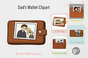 Dad’s Wallet Clipart, a Graphic by Artnoy (Thumbnail 1 of 5)
