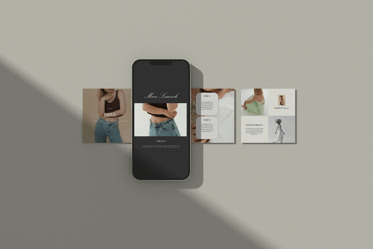 MIRA Social Media Templates 2, a Social Media Template by Alana Designed (Photo 2 of 4)