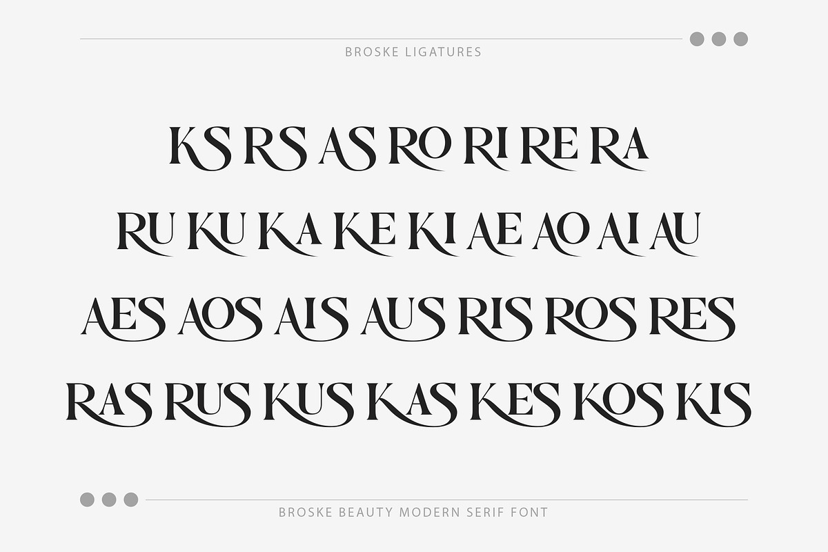 Broske, a Serif Font by Muflieart (Photo 8 of 9)