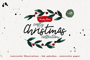 Crafty Christmas, Ink & Paper Set, an Illustration by January Bloom (Thumbnail 1 of 9)