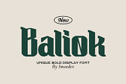 Baliok - Retro Western Typeface, a Slab Serif Font by Imoodev (Thumbnail 1 of 5)