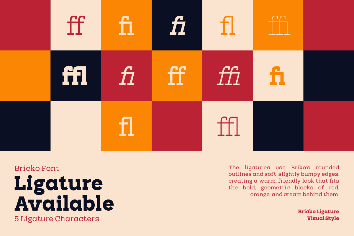 Bricko – A Bold Modern Slab Serif, a Slab Serif Font by roomspace creative lab (Photo 12 of 15)