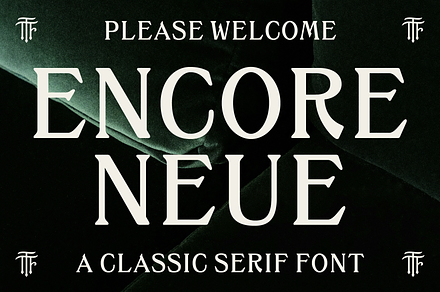 Encore Neue - A Timeless Serif Font, a Serif Font by The Type Fella