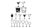 Set flat glasses, an Object Graphic by Dukesn (Thumbnail 2 of 2)