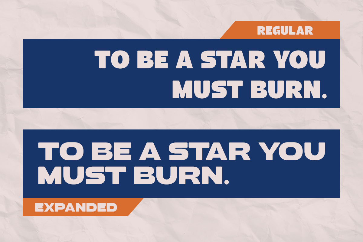 Second Time - Bold and Expanded Font, a Sans Serif Font by RagamKata (Photo 2 of 10)