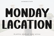 Monday Lacation, a Serif Font by InermediaSTUDIO (Thumbnail 1 of 8)