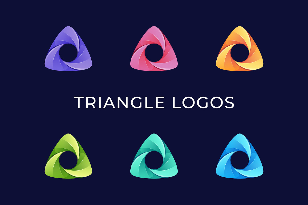 Triangle Logos, a Branding & Logo Template by Musafeer Studio (Photo 1 of 7)