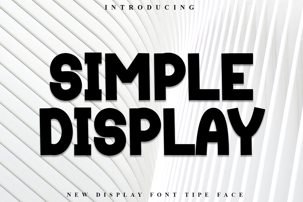 Simple Display, a Script Font by InermediaSTUDIO (Photo 1 of 8)