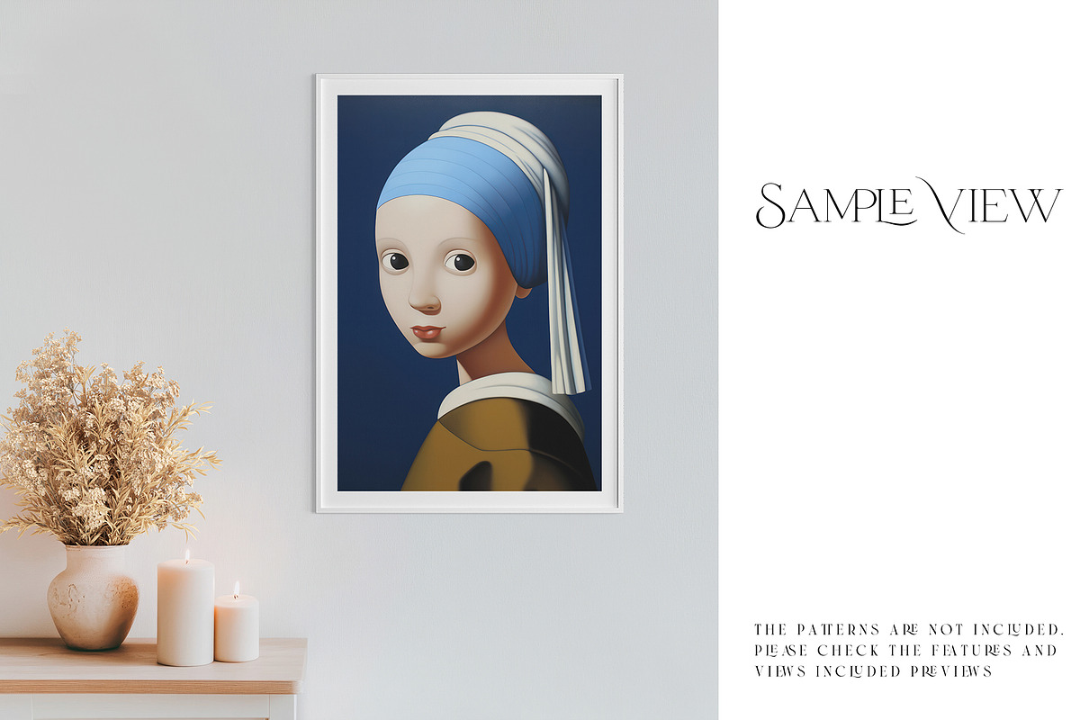 44 Frames and Wallpaper Mockups, a Mockup by mock-ups (Photo 6 of 16)