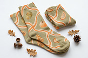 Autumn Hand drawn Seamless Patterns, a Pattern Graphic by Pattern + watercolor (Thumbnail 4 of 13)