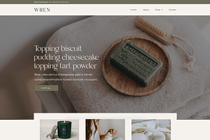 Showit Website Template - Wren