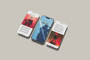 Phone Screen Mock-up, an iPhone Mockup by Lxadesign (Thumbnail 10 of 11)