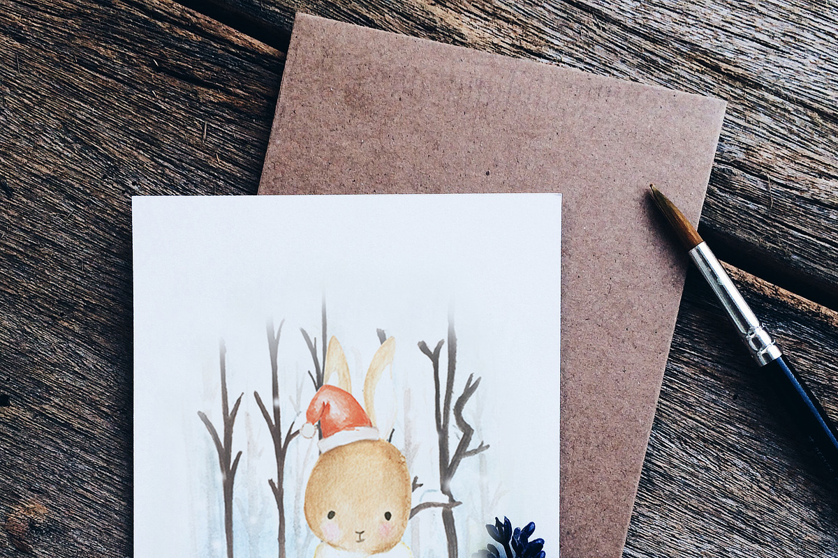 Woodland Animal Christmas Collection, an Animal Illustration by artemyst (Photo 3 of 4)