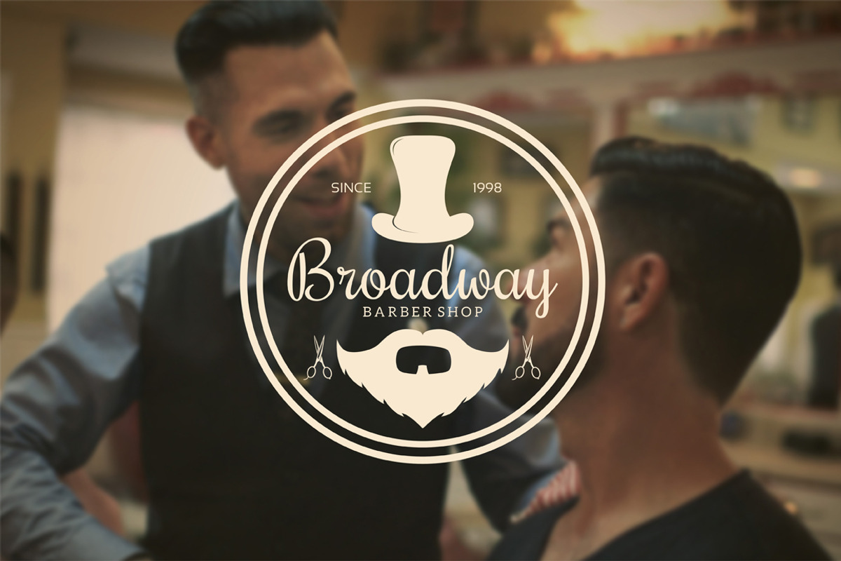 Barber Shop Logo Emblems, a Branding & Logo Template by Artha Desain (Photo 4 of 14)