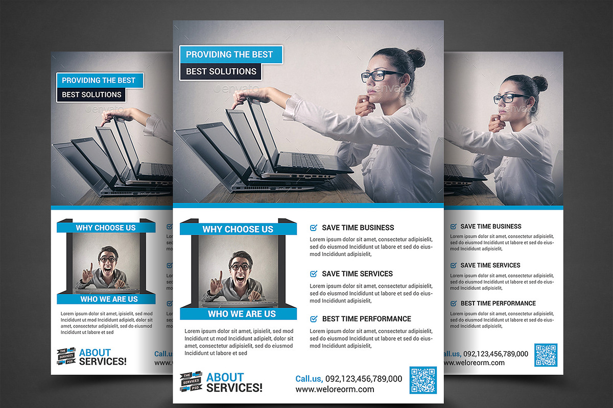 Best Business Flyers Templates, a Flyer Template by AfzaalGraphics (Photo 1 of 4)