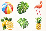 Watercolor Spring & Summer Clipart, an Illustration by Watercolor design (Thumbnail 2 of 4)
