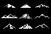 Mountain Shapes For Logos Vol 1, a Shape Add-On by LovePowerDesigns (Thumbnail 2 of 3)