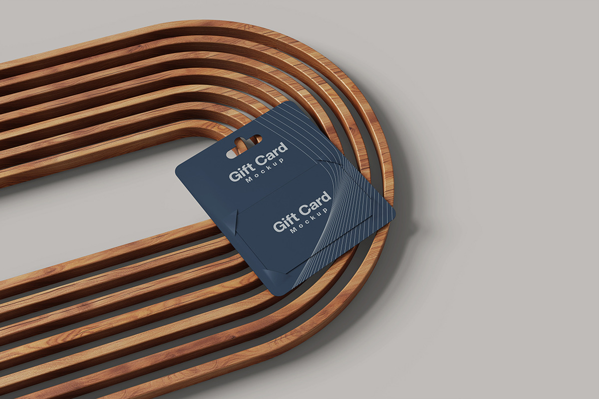 Gift Card Mockup, a Product Mockup by MrLetters (Photo 2 of 5)