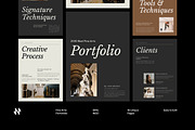 Fine Arts Portfolio, a Brochure Template by Neermana (Thumbnail 1 of 10)