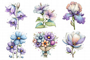 Spring Flowers Sublimation Clipart, an Illustration by Daily.Designs (Thumbnail 5 of 7)