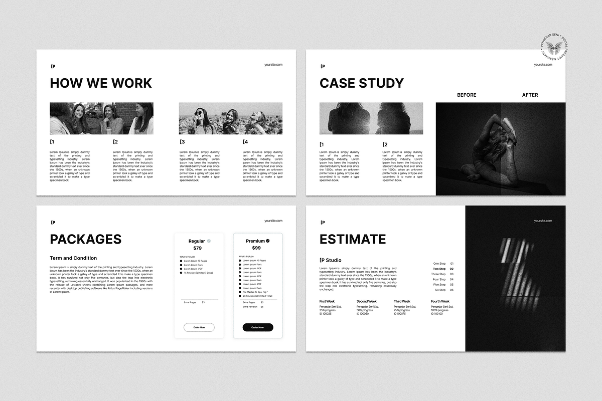 PeSen | Minimalist Proposal Figma, a Presentation Template by Pengedar Seni (Photo 5 of 7)
