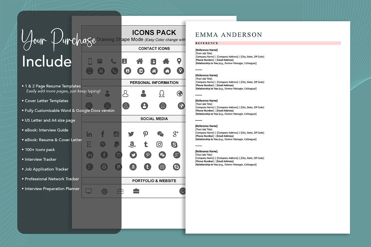 Easy to edit ATS resume template, a Resume Template by Design_Xlab (Photo 6 of 10)