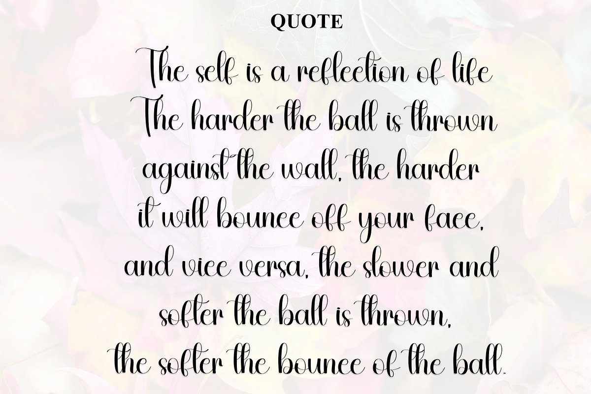 Autumn, a Handwritten Font by InermediaSTUDIO (Photo 4 of 8)
