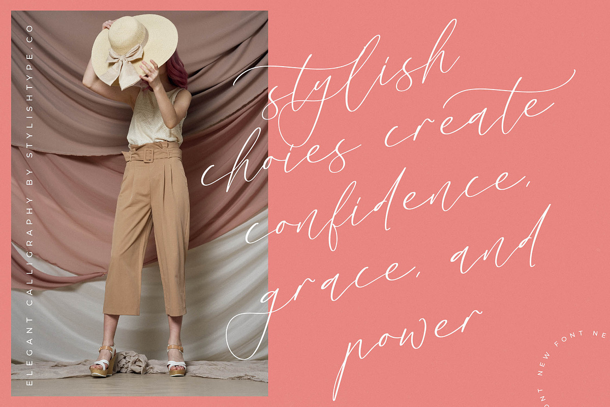 Andore Roselan Elegant Calligraphy, a Script Font by stylishtype.co (Photo 11 of 20)