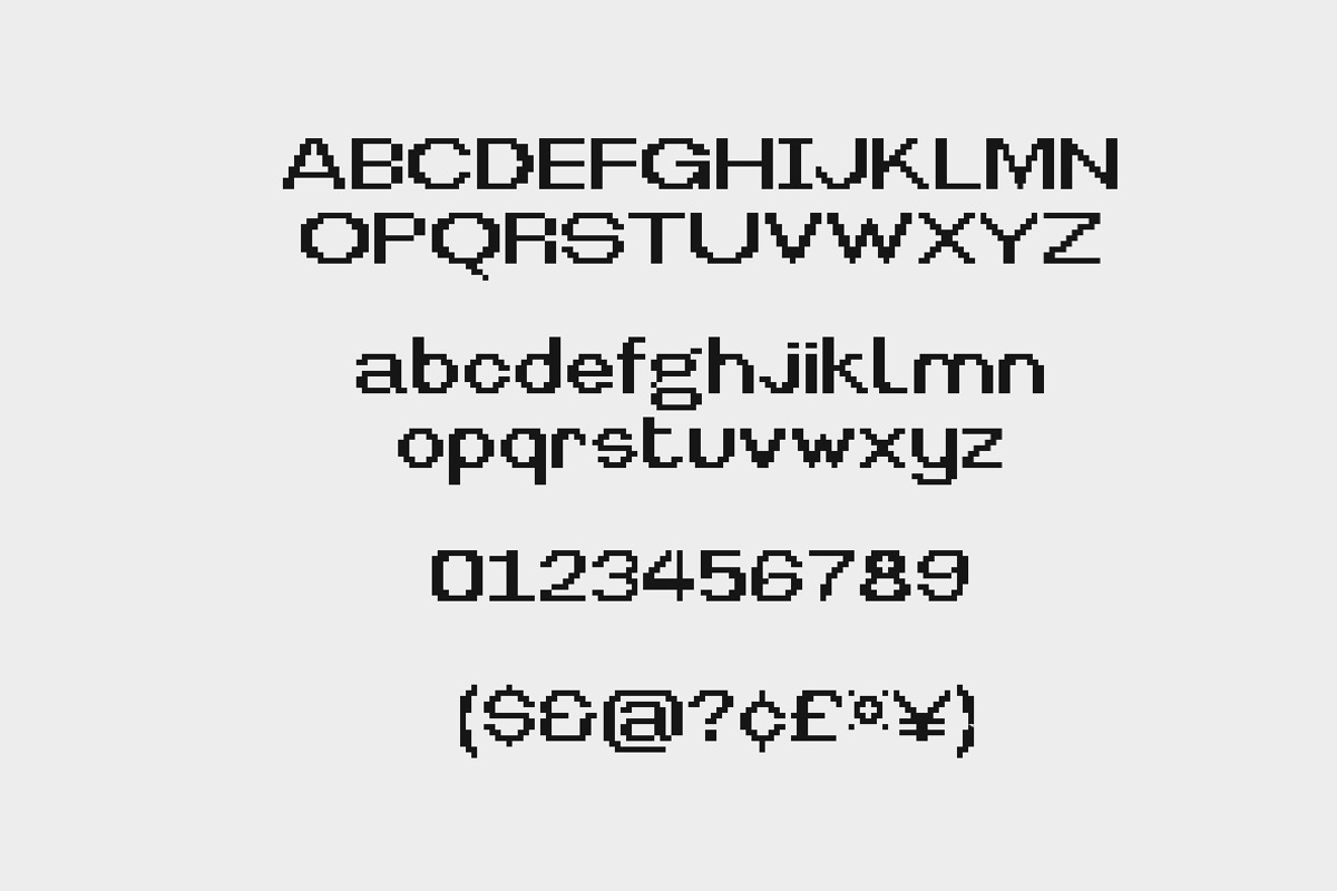 Bitpop - Pixel Font, a Sans Serif Font by Nian Keun Studio (Photo 8 of 13)