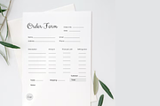 Business Order Form, a Stationery Template by Zqdo (Thumbnail 1 of 3)