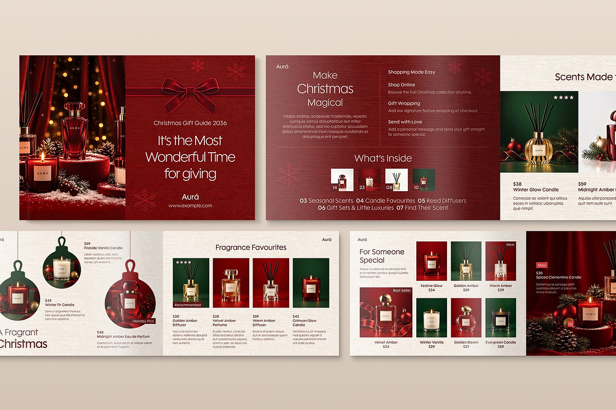 Landscape Christmas Gift Guide, a Brochure Template by BrandPacks (Photo 1 of 4)