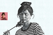 Poster Sketch Photoshop Action, an Action Add-On by MRI STUDIO (Thumbnail 6 of 12)